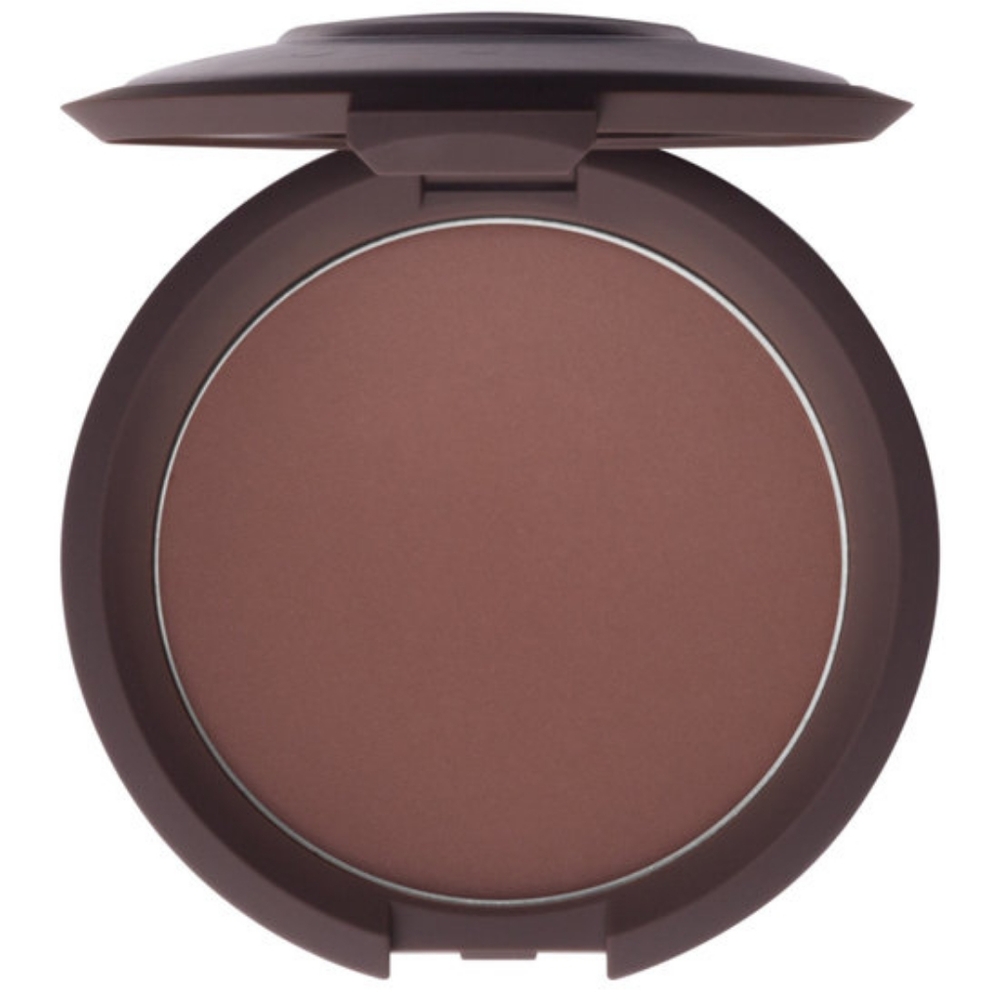 CACAO SHADE Becca Mineral Powder Foundation Compact With Sponge & With Zip Case